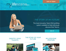 Tablet Screenshot of mylifescene.com